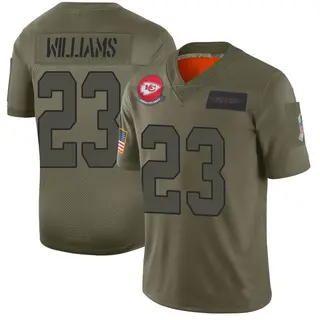Joshua Williams Kansas City Chiefs Men's Limited 2019 Salute to Service Nike Jersey - Camo