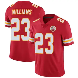 Joshua Williams Kansas City Chiefs Men's Limited Team Color Vapor Untouchable Nike Jersey - Red