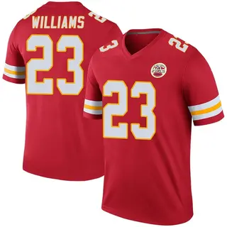 Joshua Williams Kansas City Chiefs Youth Color Rush Legend Nike Jersey - Red