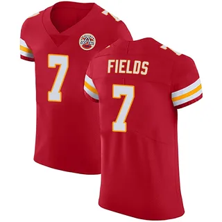 Justin Fields Kansas City Chiefs Men's Elite Team Color Vapor Untouchable Nike Jersey - Red