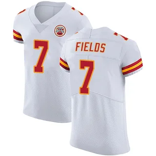 Justin Fields Kansas City Chiefs Men's Elite Vapor Untouchable Nike Jersey - White