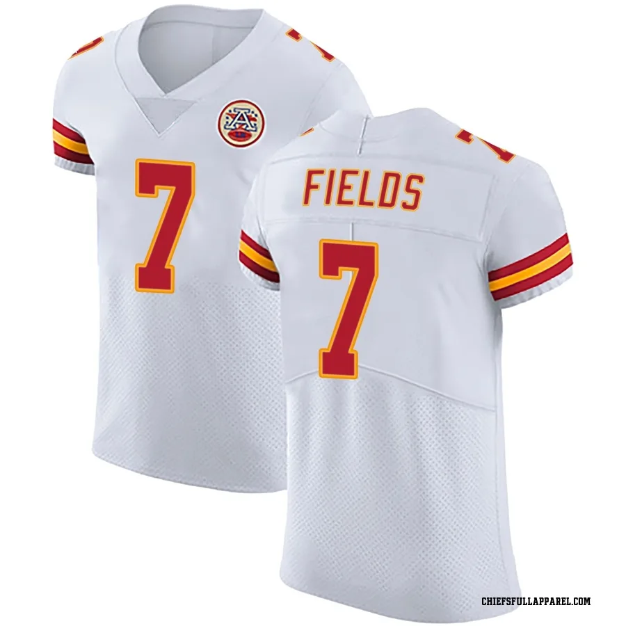 Justin Fields Kansas City Chiefs Men's Elite Vapor Untouchable Nike Jersey - White