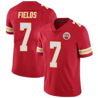 Justin Fields Kansas City Chiefs Men's Limited Team Color Vapor Untouchable Nike Jersey - Red