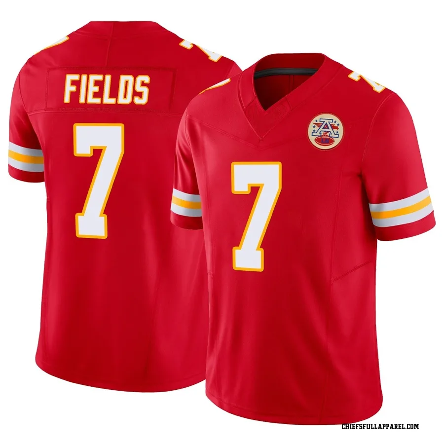 Justin Fields Kansas City Chiefs Men's Limited Vapor F.U.S.E. Nike Jersey - Red
