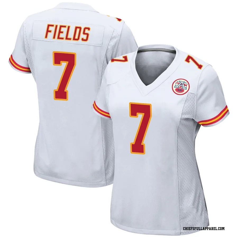 Justin Fields Kansas City Chiefs Women's Game Nike Jersey - White