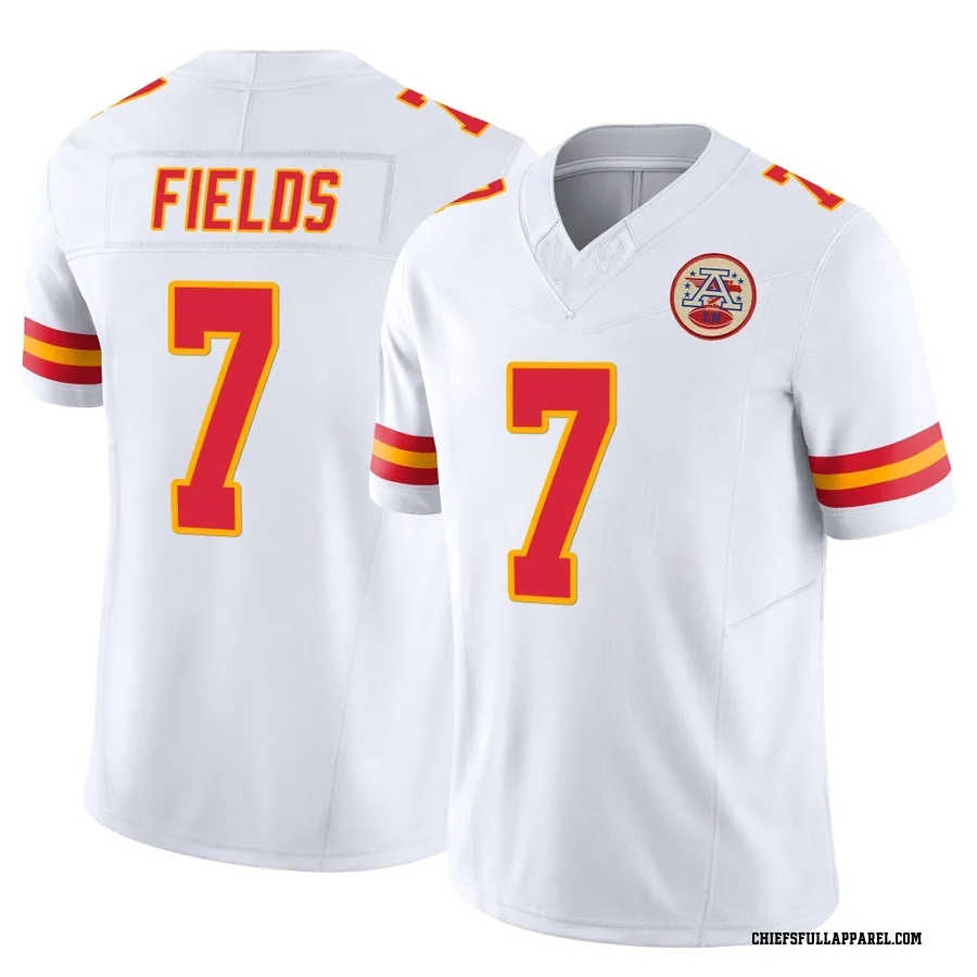 Justin Fields Kansas City Chiefs Youth Limited Vapor F.U.S.E. Nike Jersey - White