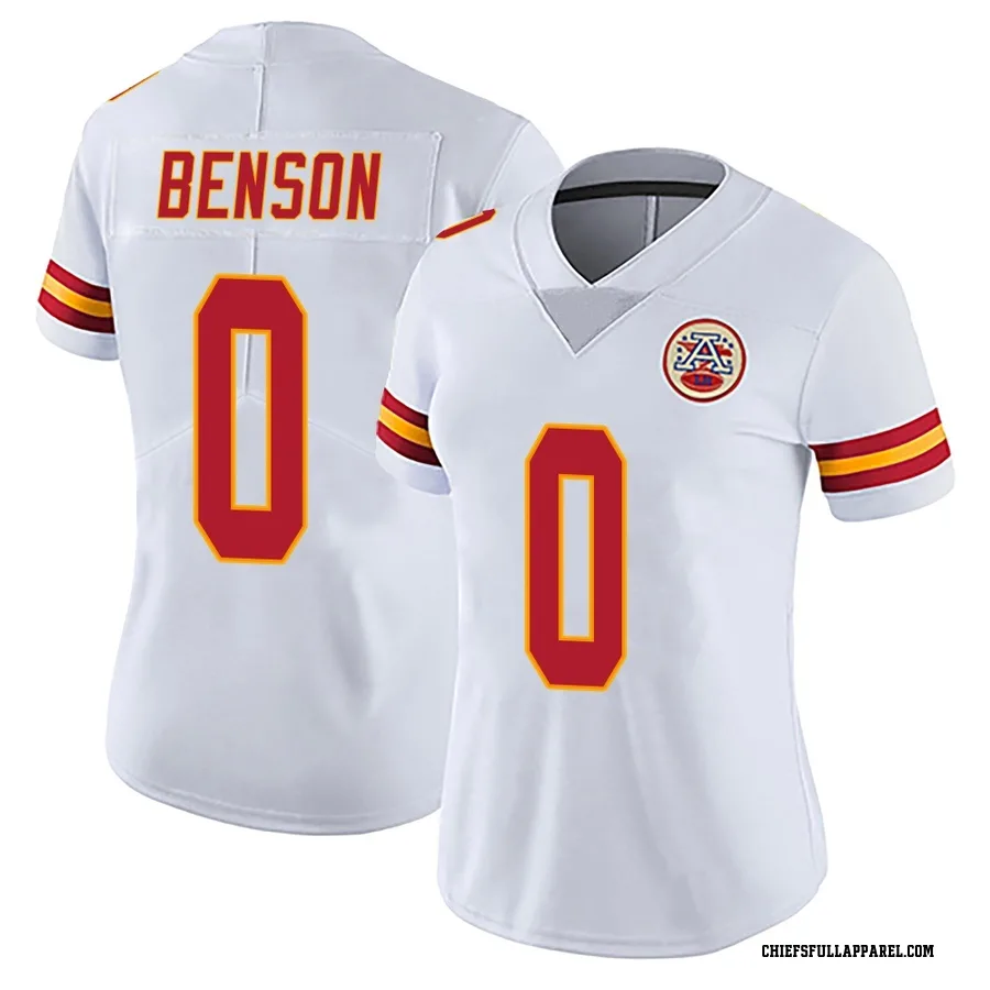 Kahlil Benson Kansas City Chiefs Women's Limited Vapor Untouchable Nike Jersey - White