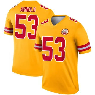 Kam Arnold Kansas City Chiefs Men's Legend Inverted Nike Jersey - Gold