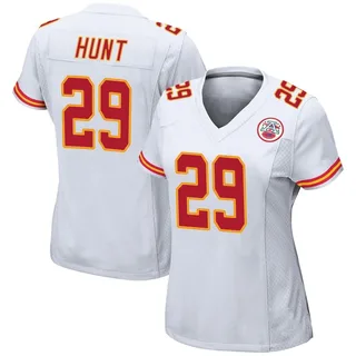 Kareem Hunt Kansas City Chiefs Women's Game Nike Jersey - White