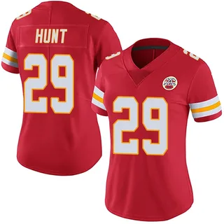 Kareem Hunt Kansas City Chiefs Women's Limited Team Color Vapor Untouchable Nike Jersey - Red
