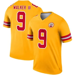 Kenneth Walker III Kansas City Chiefs Men's Legend Inverted Nike Jersey - Gold