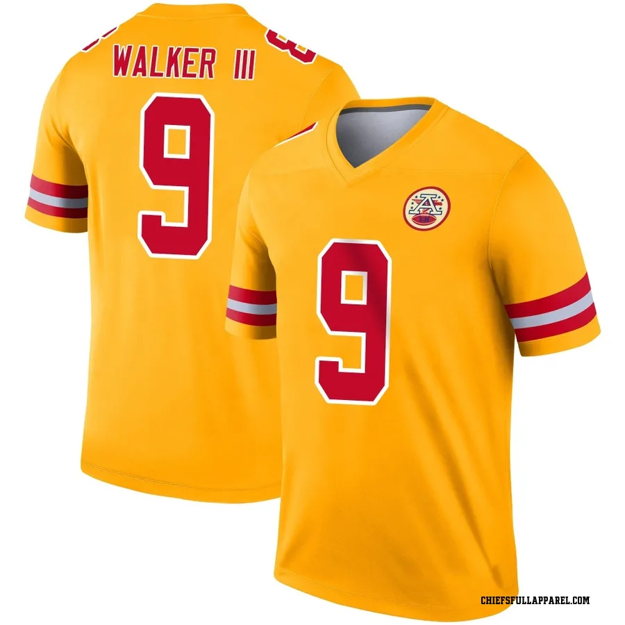 Kenneth Walker III Kansas City Chiefs Men's Legend Inverted Nike Jersey - Gold