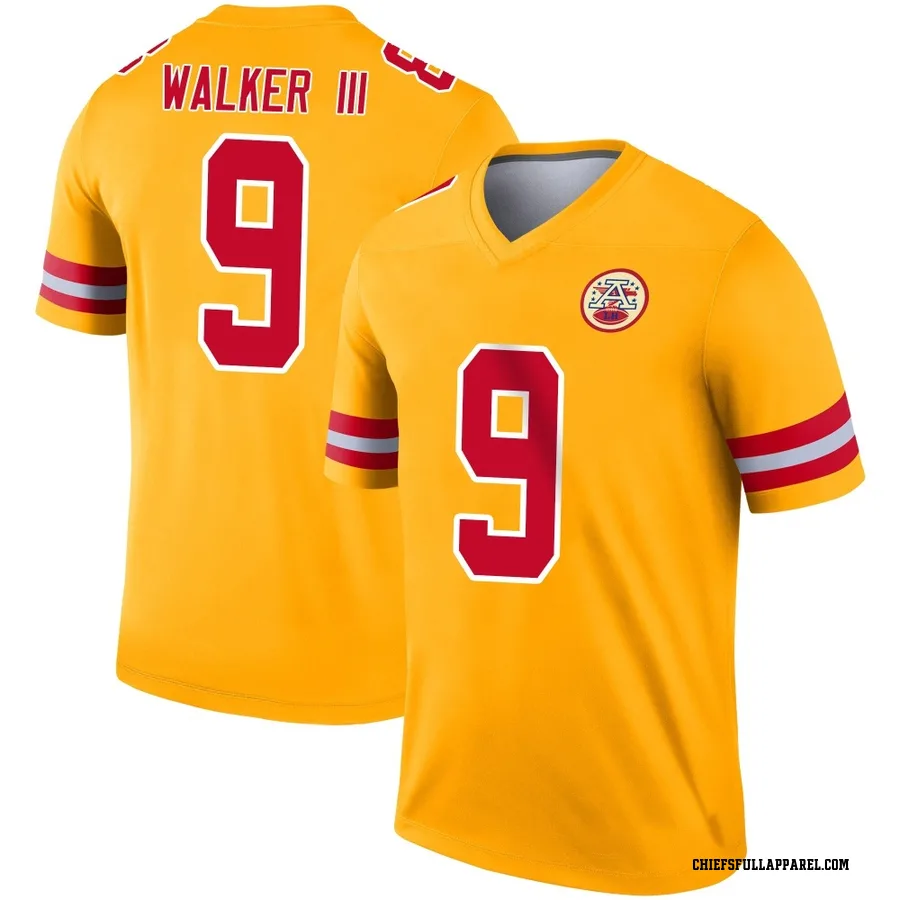Kenneth Walker III Kansas City Chiefs Youth Legend Inverted Nike Jersey - Gold