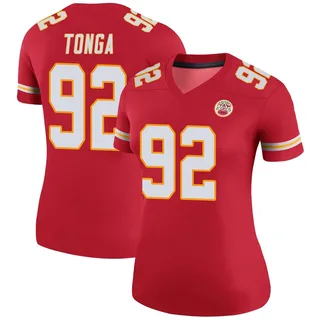 Khyiris Tonga Kansas City Chiefs Women's Color Rush Legend Nike Jersey - Red
