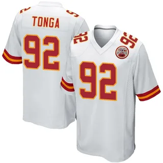 Khyiris Tonga Kansas City Chiefs Youth Game Nike Jersey - White