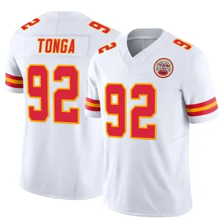 Khyiris Tonga Kansas City Chiefs Youth Limited Vapor F.U.S.E. Nike Jersey - White