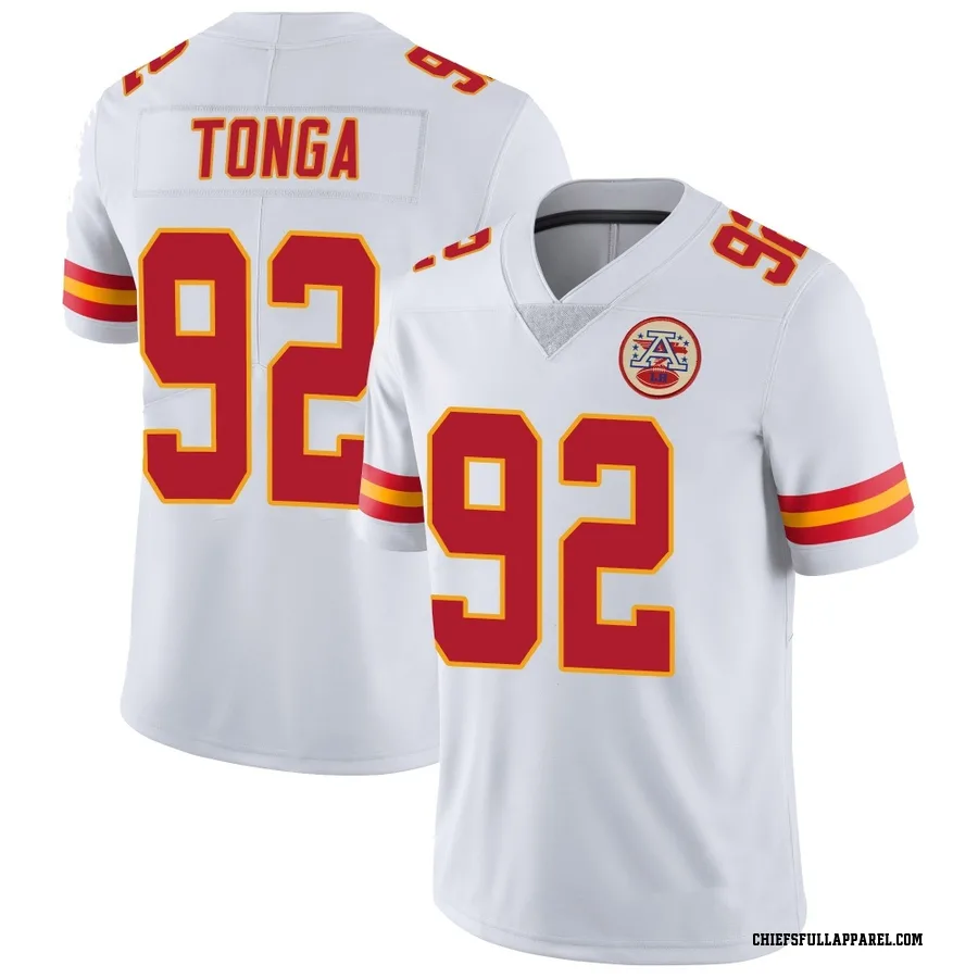 Khyiris Tonga Kansas City Chiefs Youth Limited Vapor Untouchable Nike Jersey - White