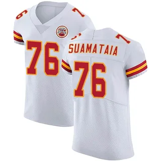 Kingsley Suamataia Kansas City Chiefs Men's Elite Vapor Untouchable Jersey - White