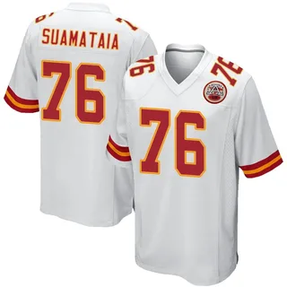 Kingsley Suamataia Kansas City Chiefs Men's Game Nike Jersey - White