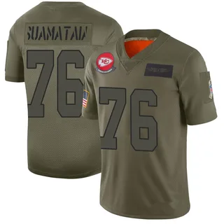 Kingsley Suamataia Kansas City Chiefs Men's Limited 2019 Salute to Service Nike Jersey - Camo