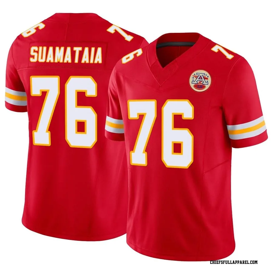 Kingsley Suamataia Kansas City Chiefs Men's Limited Vapor F.U.S.E. Nike Jersey - Red