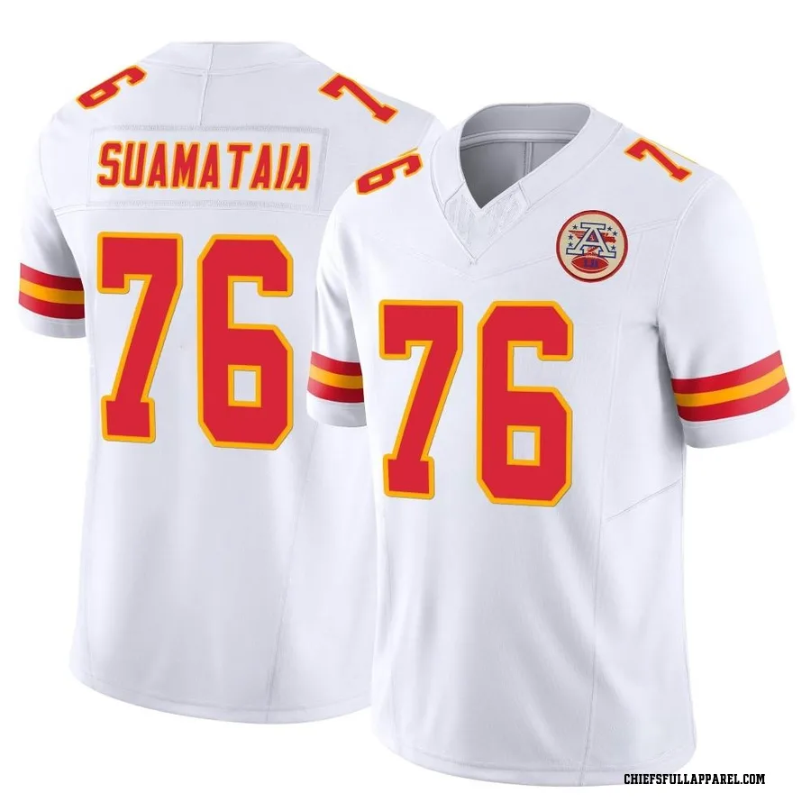 Kingsley Suamataia Kansas City Chiefs Men's Limited Vapor F.U.S.E. Nike Jersey - White