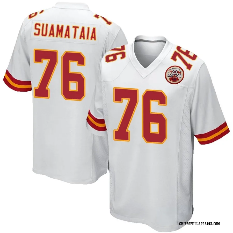 Kingsley Suamataia Kansas City Chiefs Youth Game Nike Jersey - White