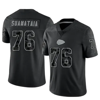 Kingsley Suamataia Kansas City Chiefs Youth Limited Reflective Nike Jersey - Black