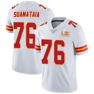 Kingsley Suamataia Kansas City Chiefs Youth Limited Vapor Untouchable Super Bowl LIX Nike Jersey - White