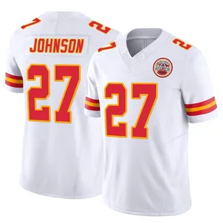 Larry Johnson Kansas City Chiefs Men's Limited Vapor F.U.S.E. Nike Jersey - White