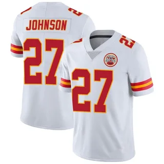 Larry Johnson Kansas City Chiefs Men's Limited Vapor Untouchable Nike Jersey - White