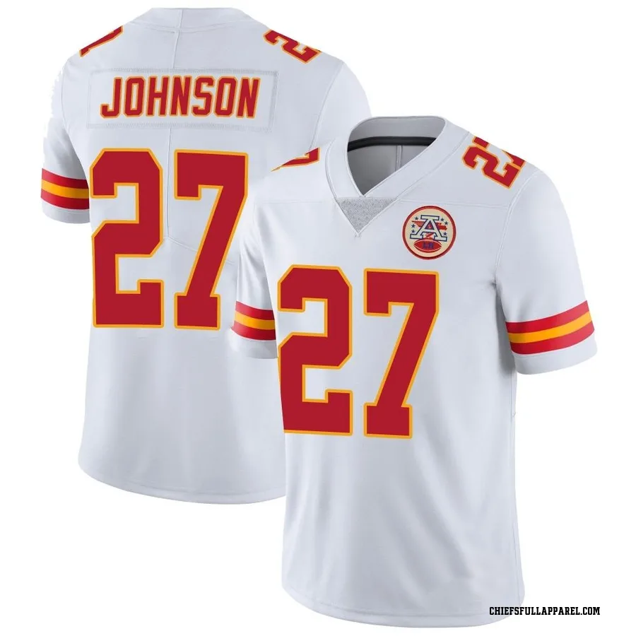Larry Johnson Kansas City Chiefs Men's Limited Vapor Untouchable Nike Jersey - White