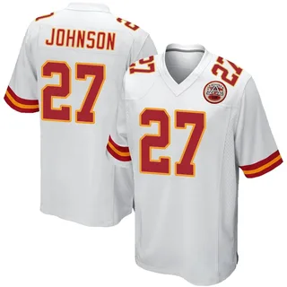 Larry Johnson Kansas City Chiefs Youth Game Nike Jersey - White