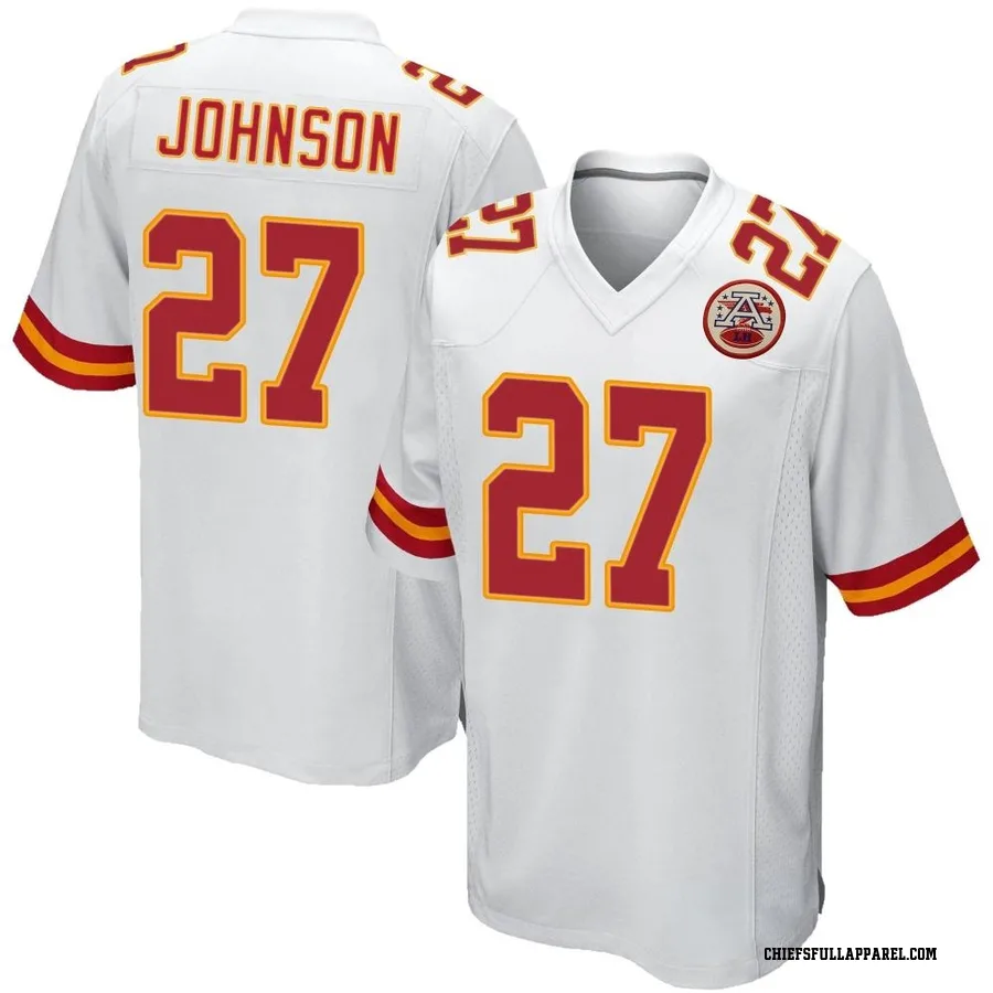 Larry Johnson Kansas City Chiefs Youth Game Nike Jersey - White