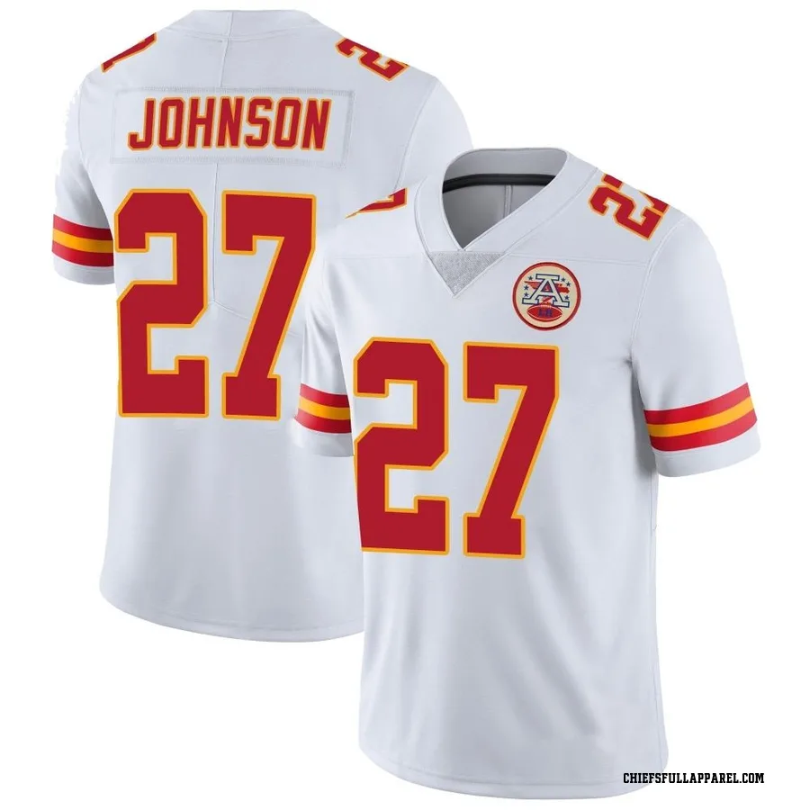 Larry Johnson Kansas City Chiefs Youth Limited Vapor Untouchable Nike Jersey - White