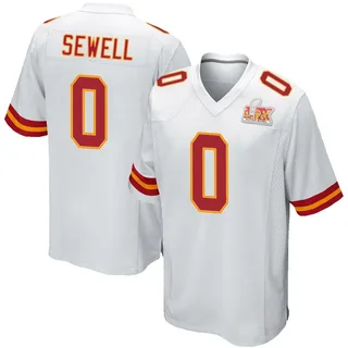 Marlen Sewell Kansas City Chiefs Men's Game Super Bowl LIX Nike Jersey - White