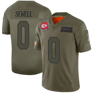 Marlen Sewell Kansas City Chiefs Men's Limited 2019 Salute to Service Nike Jersey - Camo