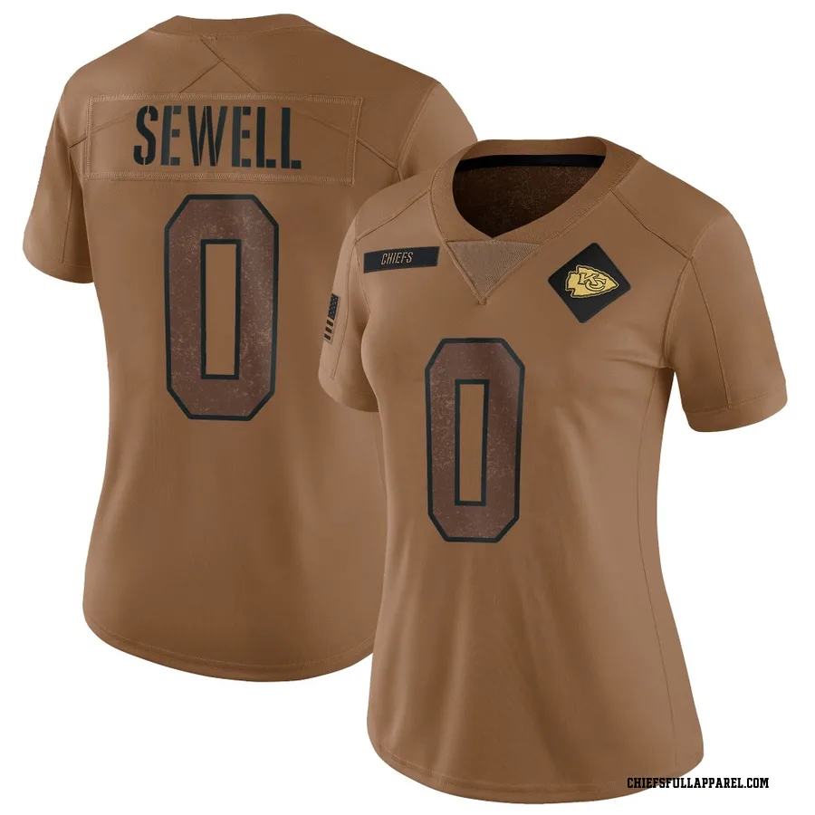 Marlen Sewell Kansas City Chiefs Women's Limited 2023 Salute To Service Nike Jersey - Brown