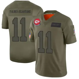 Marquez Valdes-Scantling Kansas City Chiefs Men's Limited 2019 Salute to Service Nike Jersey - Camo