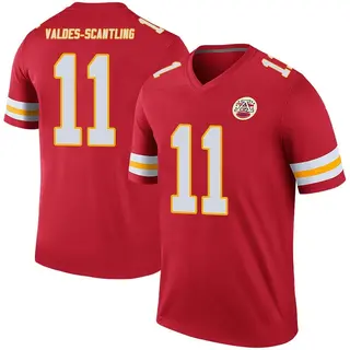 Marquez Valdes-Scantling Kansas City Chiefs Youth Color Rush Legend Nike Jersey - Red
