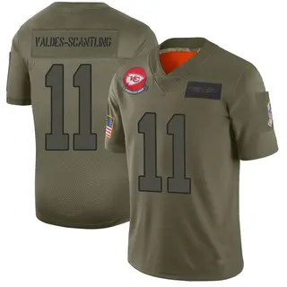 Marquez Valdes-Scantling Kansas City Chiefs Youth Limited 2019 Salute to Service Nike Jersey - Camo