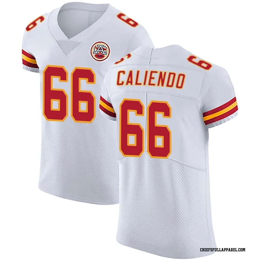 Mike Caliendo Kansas City Chiefs Men's Elite Vapor Untouchable Nike Jersey - White