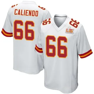 Mike Caliendo Kansas City Chiefs Men's Game Super Bowl LIX Nike Jersey - White