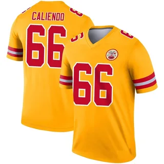 Mike Caliendo Kansas City Chiefs Men's Legend Inverted Nike Jersey - Gold