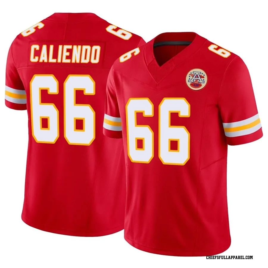 Mike Caliendo Kansas City Chiefs Men's Limited Vapor F.U.S.E. Nike Jersey - Red