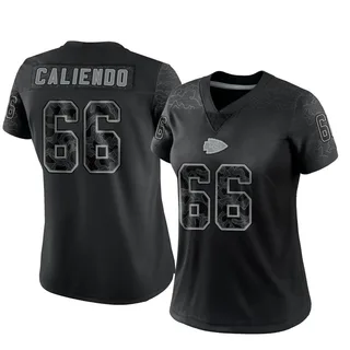 Mike Caliendo Kansas City Chiefs Women's Limited Reflective Nike Jersey - Black