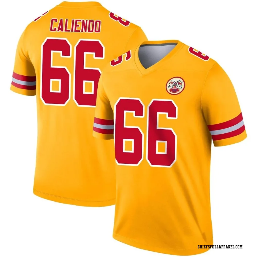 Mike Caliendo Kansas City Chiefs Youth Legend Inverted Nike Jersey - Gold