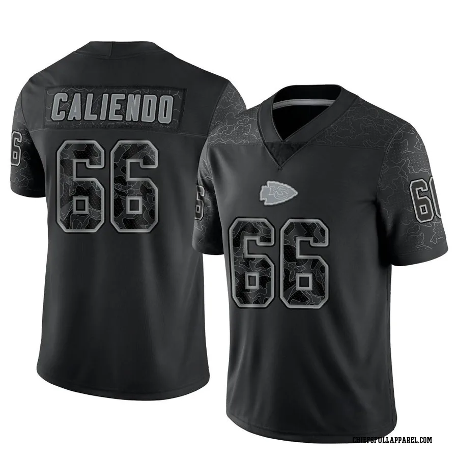 Mike Caliendo Kansas City Chiefs Youth Limited Reflective Nike Jersey - Black