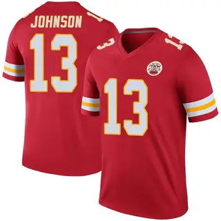 Nazeeh Johnson Kansas City Chiefs Youth Color Rush Legend Nike Jersey - Red