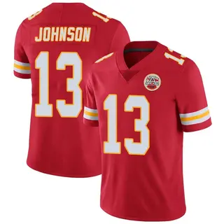 Nazeeh Johnson Kansas City Chiefs Youth Limited Team Color Vapor Untouchable Nike Jersey - Red